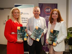 Dorinnia Carville, David Sterling and Jayne Brady at the lanuch event