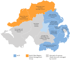 Figure 3: Waste Management Groups for Local Councils