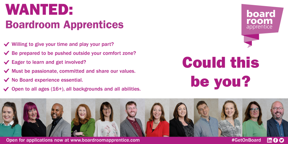 Boardroom apprentice flyer. Visit www.boardroomapprentice.com for information on how to apply